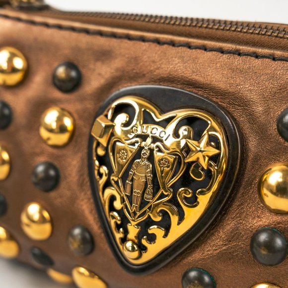 Gucci Bronze Babouska Hysteria Clutch - Picture 7 of 11